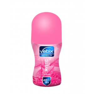 VEBIX DEO ROLL ON MYSTIC FOR WOMEN 48 HRS EXTRA LONG LASTING PINK 50 ML